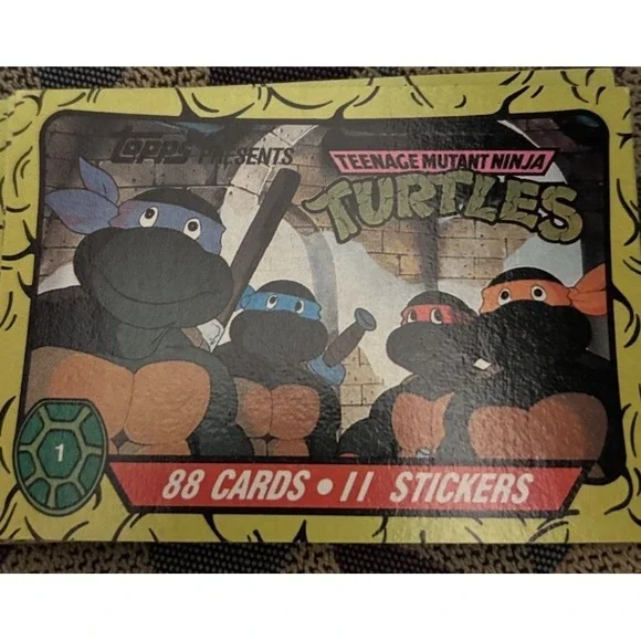 1989-90 Topps Teenage Mutant Ninja Turtles TMNT First Edition - Lot of 202